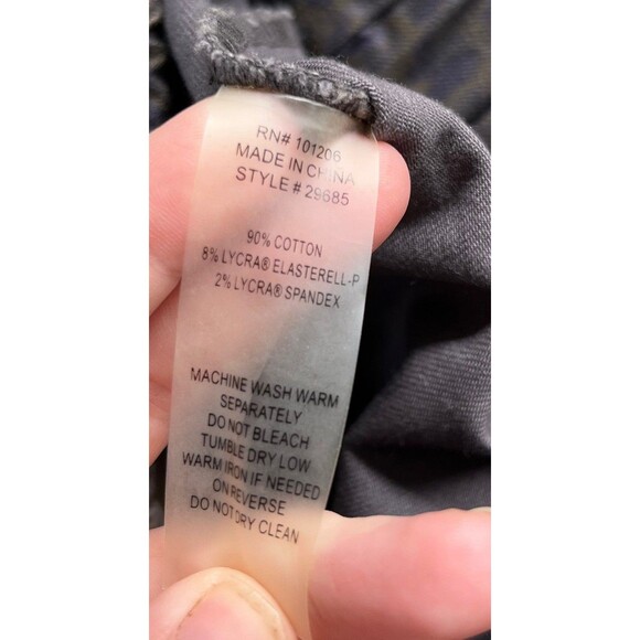 Soft Surroundings Pants Women's Size Large Green Stretch Tapered Leg - Picture 7 of 7